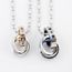 collier argent trois anneaux collier argent trois anneaux