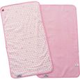 BABYTOLOVE Set de 2  serviettes à langer Pink Heart-0