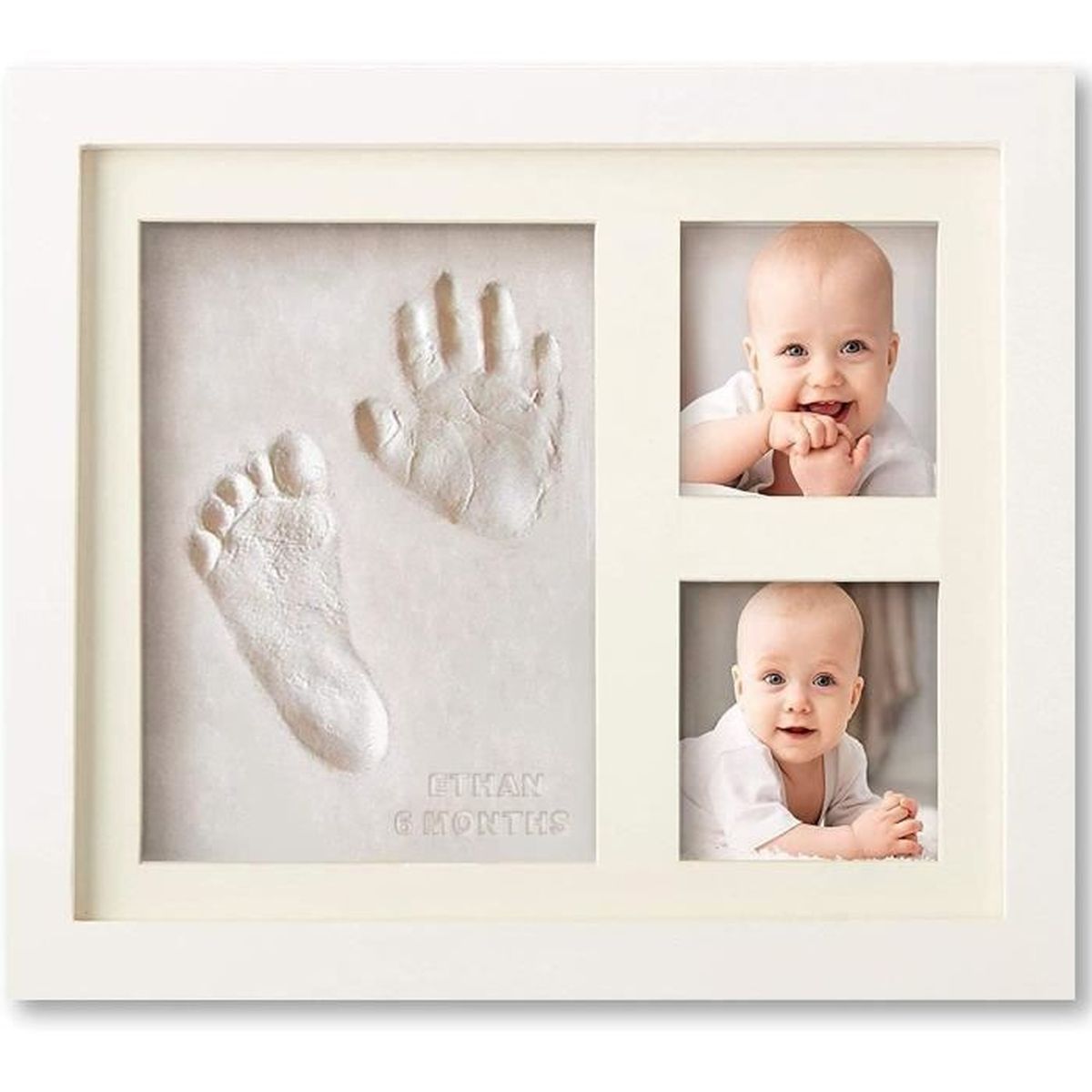 Cadre Empreintes Bebe Kit Empreinte De Main Et De Pied De Bebe Cadre Photo Souvenirs Memorable Pour Enfants Cadeau Pour Bapteme Cdiscount Puericulture Eveil Bebe