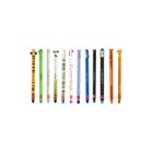 legami - Lot de 12 stylos gel effaçables avec encre thermosensible, gamme de couleurs d'encre et de designs, pointe de 0,7 mm