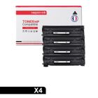 NOPAN-INK - x4 Toners HP CF283A 83A compatibles HP Laserjet Pro M201DW M201N MFP M125NW M127FN M127FW M225DN M225DW M125A M127FP