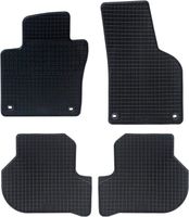 Lupex Shop - Jeu de 4 tapis de voiture en caoutchouc compatibles pour Golf 5, profilés avant et arrière, noirs, mod. KA5002