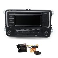 VW Autoradio RCN210 + Adaptateur CD USB AUX MP3 pour Passat B6 Golf5 6 MK5 6 sans bluetooth