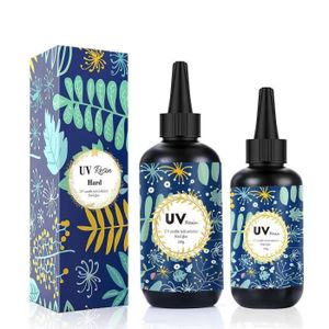 SANAAA Kit Résine UV 100g Avec Lampe 6W - Résine Pour Bijoux, Boucles D'Oreilles Et Créations