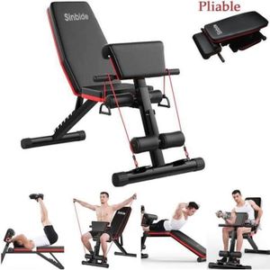 Banc De Musculation Multifonction Mixte Abdominaux D Entrainement Dossier Dorsaux Reglable Pliable Inclinable Sinbide Prix Pas Cher Cdiscount