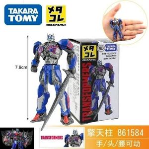 FIGURINE - PERSONNAGE 6.5cm - Chocolat - Japon Original Takara Tomy Tomica Transformers Toys Alloy Doll Toy Transformers Bumblebee