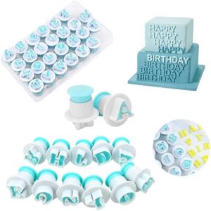 EMPORTE-PIÈCE  26 Pcs Emporte Pièce Lettre, Alphabet Fondant Cutt