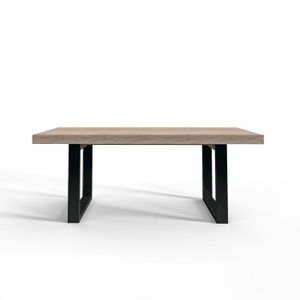 TABLE À MANGER SEULE Table TIVOLI - Chêne blanchi - 200cm - 8 personnes