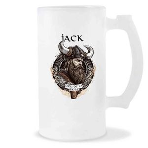 Verre à bière - Cidre Chope de Bière Jack Design Viking | Verre à bière 