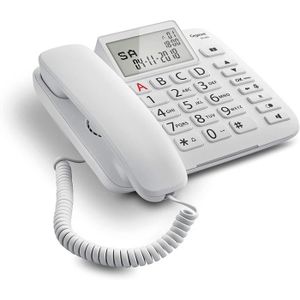 Téléphone fixe DL380 Téléphone fixe, grand écran, grandes touches