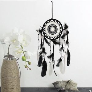Format Large 22 cm de Diam/ètre 60 cm de Longueur Capteur de R/êves Artisanal Pink Pineapple Attrape R/êve Daim V/ég/étalien Brun avec Pierres Turquoises Dreamcatcher /à Perles /& /à Plumes Fait Main