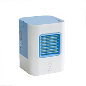 CLIMATISEUR MOBILE Refroidisseur D'Air Mini Portable Climatiseur Fan 3 En 1 Usb Charge Ménage Air Cooler Nano Ventilateur Petit Refroidisseur H[u2282]