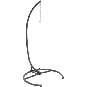 FAUTEUIL JARDIN  Pied pour fauteuil suspendu - HESPERIDE - Panao graphite - Acier traité époxy - 110 kg