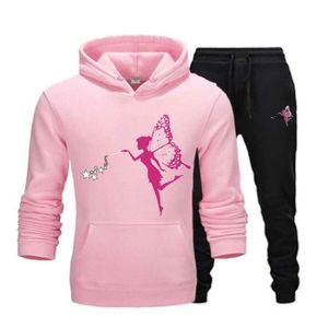 SURVÊTEMENT Jogging enfant Fille Petite Fée rose - Multisport - Taille élastiquée - Manches longues