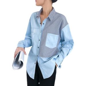 CHEMISE - CHEMISETTE Chemise En Jean Grande Taille Pour Femme, Veste Dé