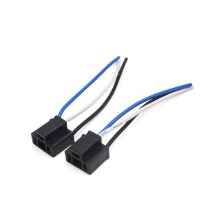 sourcingmap/® 2pcs 3 fils Voiture H4 Phare antibrouillard connecteur femelle faisceau extension