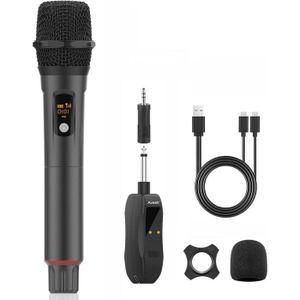 MICROPHONE Microphone Sans Fil, Microphone Sans Fil Rechargea