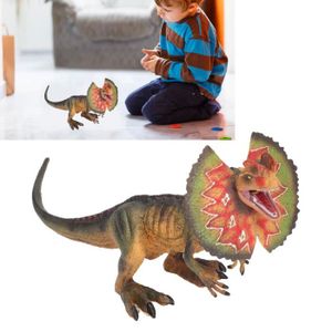 FIGURINE - PERSONNAGE VGE Dilophosaurus modèle figurine enfants dinosaure figurine jouet série 3 anniversaire cadeau ZHU