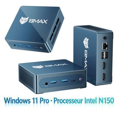 Mini PC - BMAX - B4 Plus - Intel N100 - 16 Go RAM - 512 Go SSD