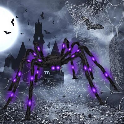 Gogogmee 50 Araignées en Plastique Noir Réalistes pour Décoration Halloween, Résistantes à l'eau et Réutilisables, pour Décoration Extérieure et Maison Hantée Gogogmee 50 Araignées en Plastique Noir Réalistes pour Décoration Halloween, Résistantes à l'eau et Réutilisables, pour Décoration Extérieure et Maison Hantée