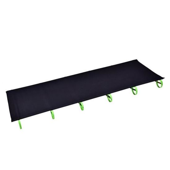 Lit de Camp Pêche Ultraléger Pliant voyage randonnée (noir) Cdiscount Sport