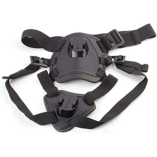 ATING Harnais réglable pour caméra GoPro HD Hero Pour chiens et animaux domestiques Fixation