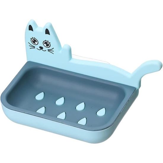 Acheter Porte-savon à Ventouse 2 Pièces Pour Salle De Bain Douche Porte- Savon En Feuille Portable Plateau éponge En Plastique Pour Cuisine Accessoires De Salle De Bain