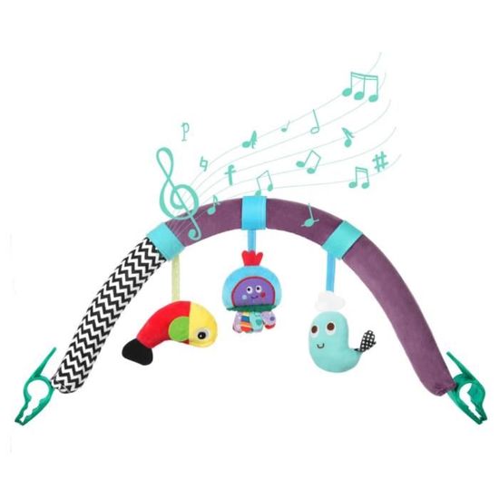 Arche De Voyage Pour Poussette Universelle – Avec Hochet, Anneau De Dentition – Jouet Bébé 0-3 Ans – Coloré - 13
