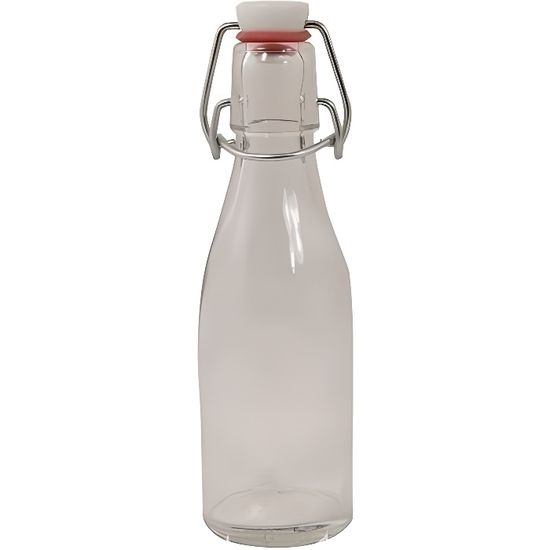Lot De 6 Bouteilles En Verre 500ml Avec Bouchon Mécanique - Pour Liqueur, Huile, Sirop, Réutilisables