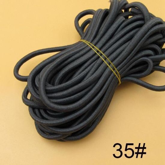 Cordon élastique 4mm élastique élastique Câble de choc attaché bateaux