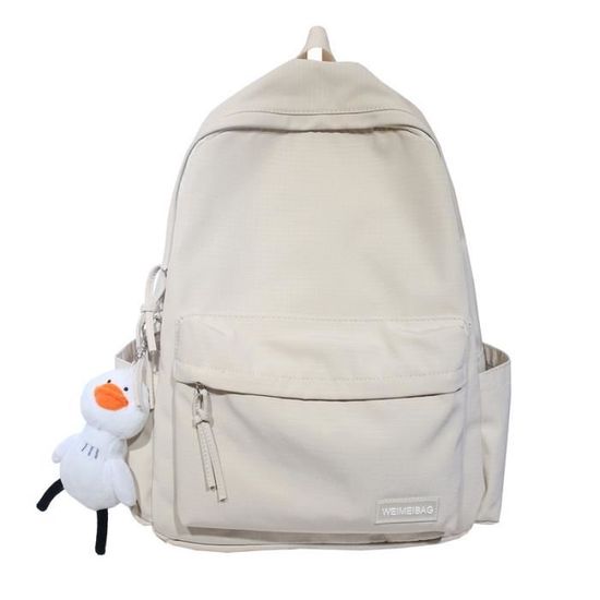 Sac à Dos Unisexe Daypack - Noir, Port USB, Compatible Ordinateur 7 Pouces, Neuf