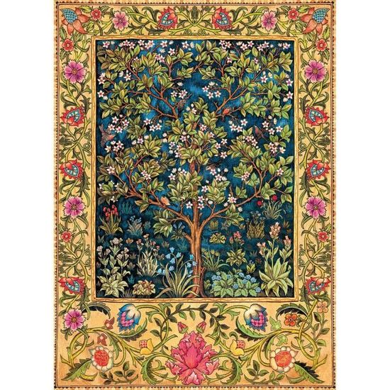 Puzzle 1000 pièces Eurographics - Tapisserie de l'arbre de vie - Jaune - Adulte - 1000 pièces - Mixte