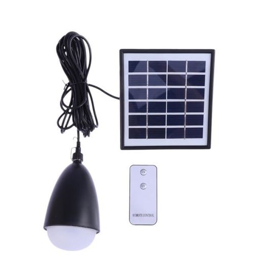 DXIA Lampe LED Solaire Portable Camping - 5 Modes Éclairage - Lampe Urgence Extérieure Étanche