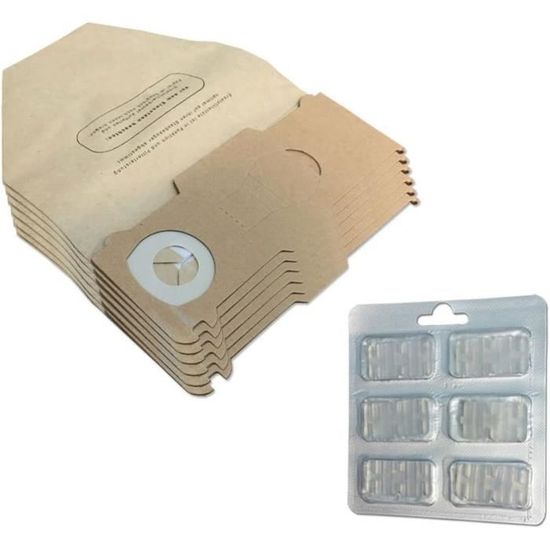 10 Sacs Aspirateur + Filtres HEPA/charbon Pour Vorwerk VK130 VK131 - Kit Complet
