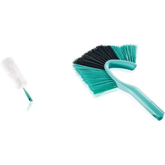 Plumeau Dépoussiérant Leifheit XL - Microfibre Antistatique - Pour Surfaces Fragiles Et Hauteurs - Système Click