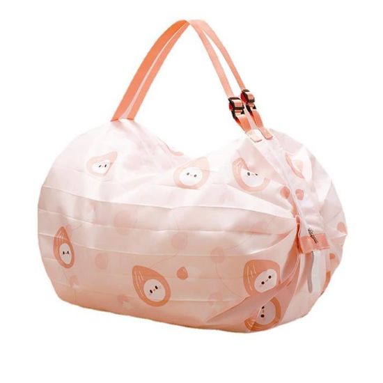 GUNMANTOR Strawberry Fields Forever Sac à Provisions Beige Réutilisable