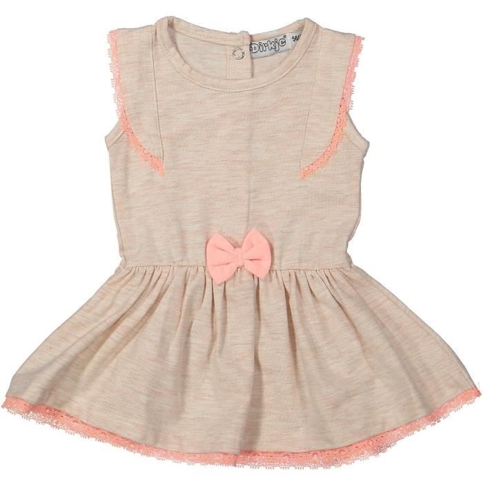 robe rose peche