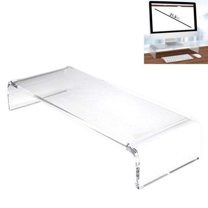 Support Clavier Acrylique Inclinable - Ergonomique, Antidérapant, Pour Bureau Ou Gaming