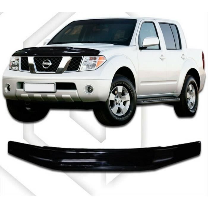 Bra Capot Déflecteur Protection Navara D23 Depuis 2014 - Aérodynamique & Installation Sans Percage