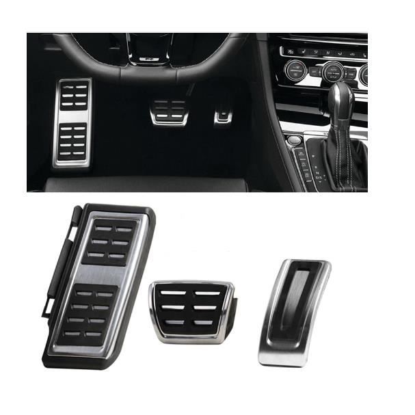 3 PEDALIER ALUMINIUM ANTIDERAPANT BOITE AUTOMATIQUE POUR VW POLO 5 GOLF 7 AUDI A3 8V SEAT LEON 3