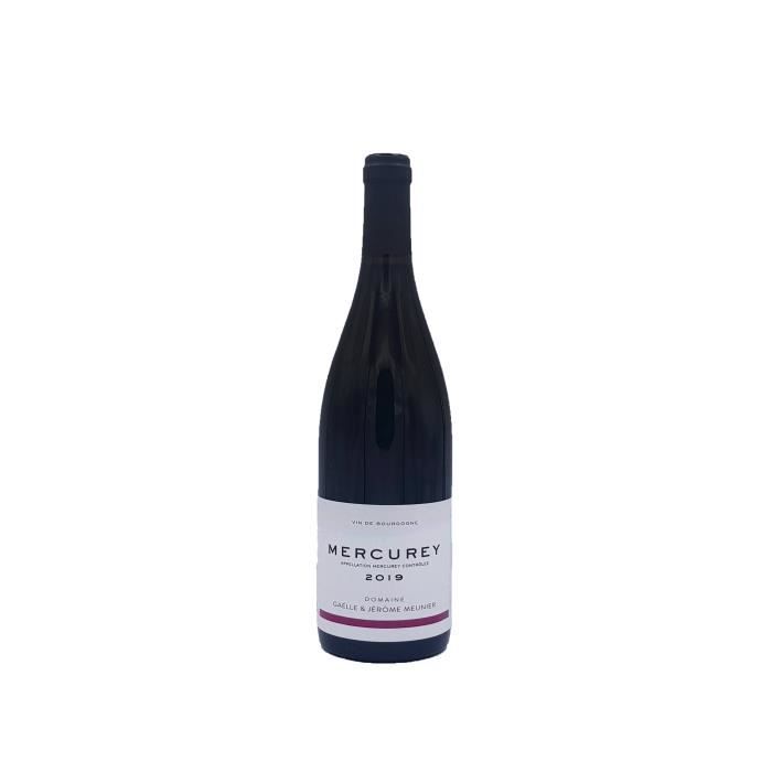 MERCUREY ROUGE 2019 DOMAINE MEUNIER - VIN ROUGE DE BOURGOGNE - PINOT NOIR
