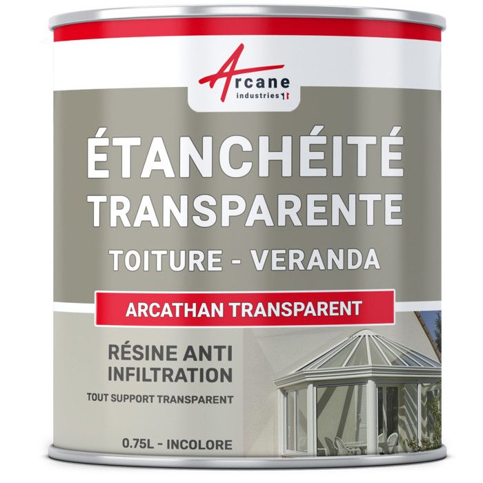 Résine Étanche Transparente Toiture - Transparent - 0.75L