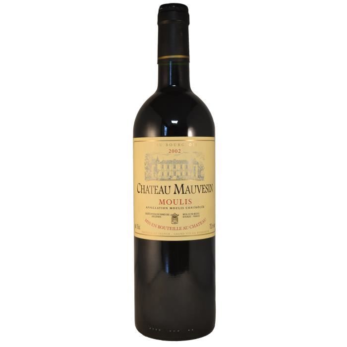 Château MAUVESIN Cru Bourgeois MDC (récoltant) 2002 AOP MOULIS -Vin rouge de Bordeaux - 75cl