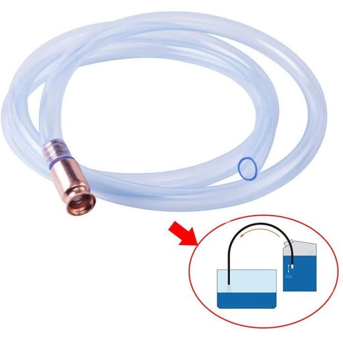 Pompe à Siphon à gaz à amorçage Automatique ,Essence/Carburant de sécurité Siphon Sonde à Antistatique Manuel Tuyau de pompage