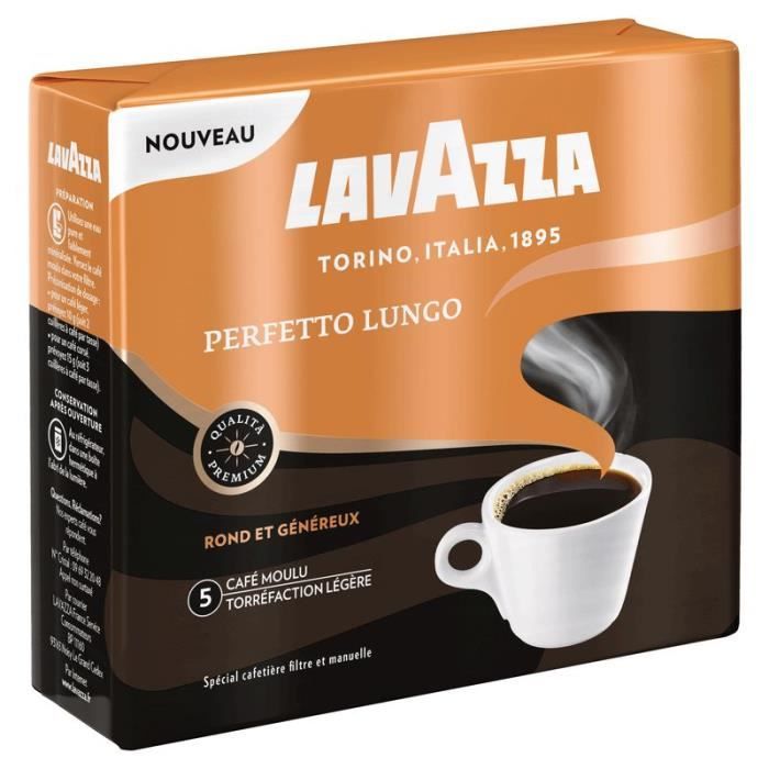 LAVAZZA Lot de 2 Cafés moulu Intense - 250G