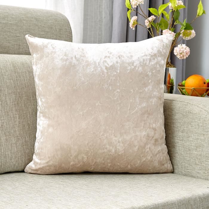 Housse de coussin,Housse de coussin rose pour canapé,Velours écrasé,s décoratifs,Kussenhoes brillants pour - Type 45x45cm -O