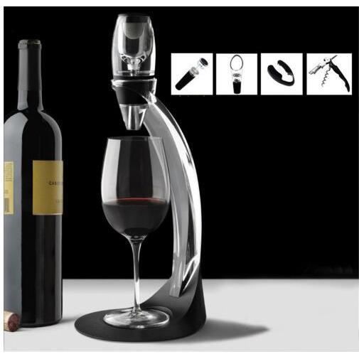 Tire-Bouchon,Nouveaux détails de 1 pièces Magic Décanteur rapide, aérateur de vin, pochette d'aération essentielle - Type Model 12