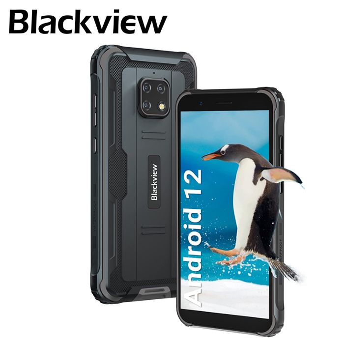 Blackview BV4900 Pro Android 12 Telephone Portable Incassable 4G Débloqué (4Go+64Go, 5580mAh, 13MP+5MP, 5.7\