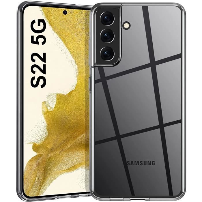 Coque Silicone TPU Transparente Pour Samsung Galaxy S22 5G Little Boutik®
