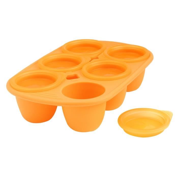 MASTRAD BABY Babymoule 6 Portions 60 ml - Orange